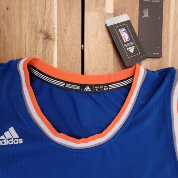 New York Knicks - Kristaps Porzingis -  Adidas Swingman Jersey - (Large) - Picture 5 of 5